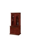 Del Mar Lateral File with Closed Bookcase Hutch