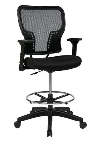 Deluxe Back Chair with Four-Way Adjustable Flip Arms