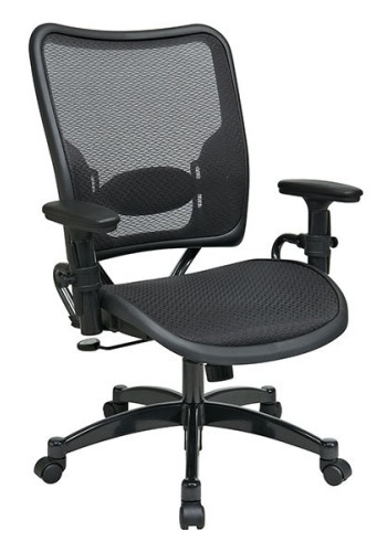 Deluxe Dark Seat and Back Managers Chair