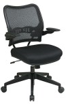 Deluxe Dark Back Chair with Black Mesh Seat