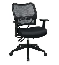 Deluxe Dark AirGrid® Back Chair with Black Mesh Seat (MF-13-37N9WA)