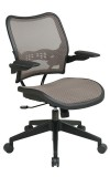 Deluxe Latte Seat and Back Chair with Cantilever Arms