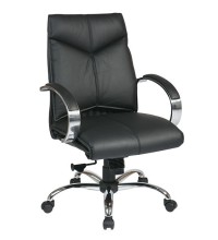 Deluxe Mid-Back Executive Leather Chair