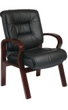 Deluxe Mid-Back Executive Leather Visitors Chair