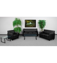 Diplomat Series Reception Set in Black (MF-BT-827-SET-BK-GG)