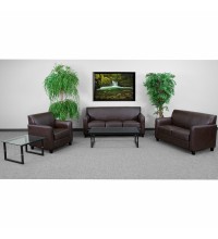 Diplomat Series Reception Set in Brown (MF-BT-827-SET-BN-GG)