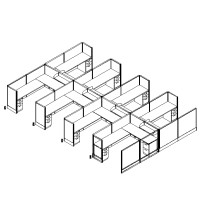 DiVi Value 6 and x 8 and, 50 and H Typical: Solution E - Cluster of Eight