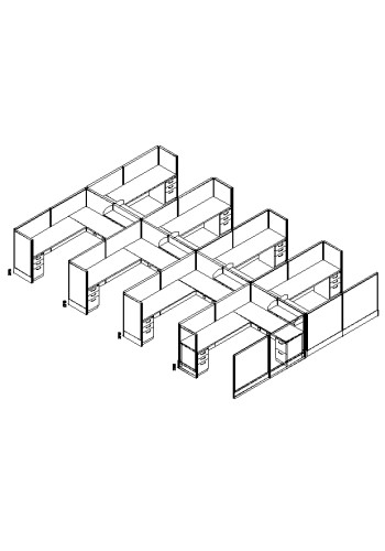 DiVi Value 6 and x 8 and, 50 and H Typical: Solution E - Cluster of Eight