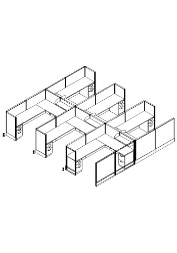 DiVi Value 6 and x 8 and, 50 and H Typical: Solution E - Cluster of Six