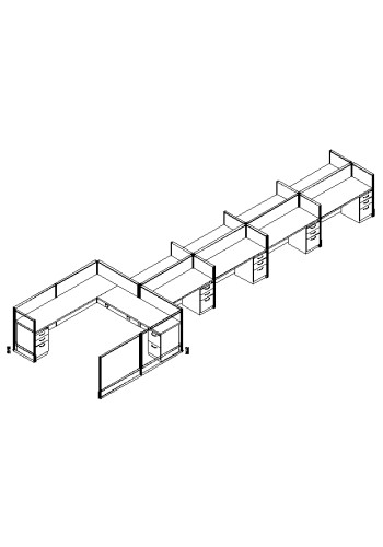 DiVi Value Office Worker 42 and H Typical: Solution M - Cluster of Eight