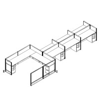 DiVi Value Office Worker 42 and H Typical: Solution M - Cluster of Six