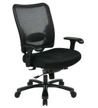 Double Dark Back and Mesh Seat Ergonomic Chair