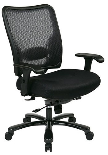 Double Dark Back and Mesh Seat Ergonomic Chair