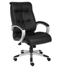 Double Plush Black High Back Executive Chair (MB8771-BK)