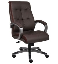 Double Plush Brown High Back Executive Chair (MB8771-BR)