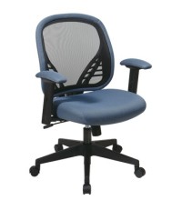 Blue Mist Mesh Seat Managers Chair