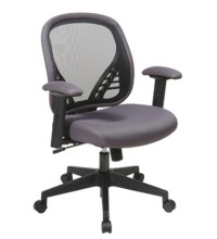 Charcoal Mesh Seat Managers Chair