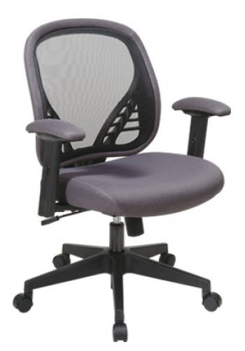 Charcoal Mesh Seat Managers Chair