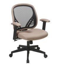 Latte Mesh Seat Managers Chair