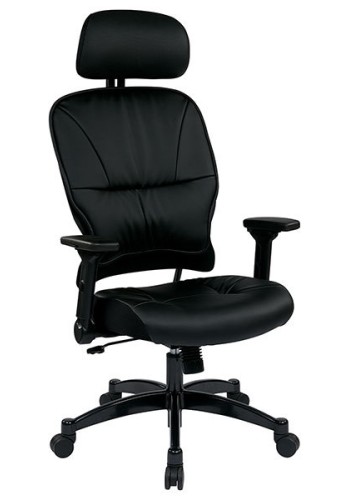 Eco Leather Seat and Back Managers Chair with Headrest