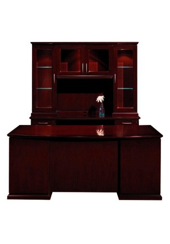 Emerald 72 and  Bowfront Executive Desk Station Configuration (417)