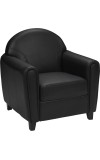 Envoy Series Black Leather Chair (MF-BT-828-1-BK-GG)