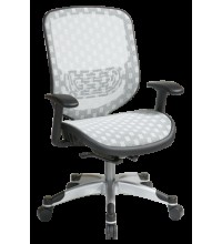 Executive White Back and Seat Chair