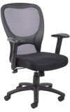 Fabric Mesh Chair with Adjustable Arms (MB6508)