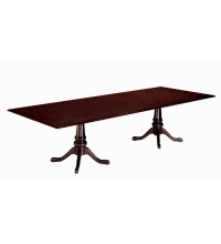 Governors 10 and Rectangular Conference Table with Queen Anne Base