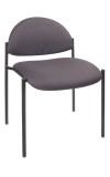 Grey Fabric Armless Stack Guest Chair (MB9505-GY)