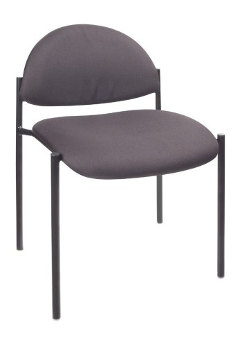 Grey Fabric Armless Stack Guest Chair (MB9505-GY)