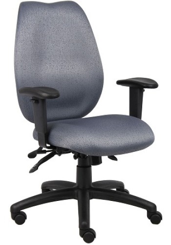 Grey Fabric High Back Multi-Function Task Chair (MB1002-GY)