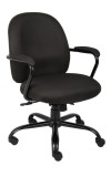 Heavy Duty Black Crepe Fabric Task Chair (MB670-BK)