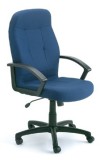 High Back Blue Fabric Executive Chair (MB8801-B)