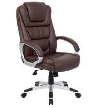 High Back Brown Leather Executive Chair (MB8601-BB)