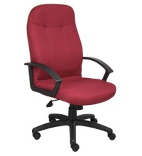 High Back Burgundy Fabric Executive Chair (MB8801-BU)