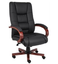 High Back Cherry Wood Executive Chair (MB8991-C)