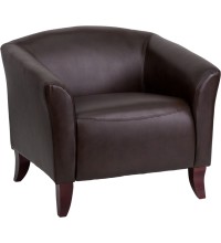  Imperial Series Brown Leather Chair (MF-111-1-BN-GG)