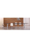 Kai 10 and Rectangular Conference Table with Metal Legs