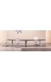 Kai 17 and Rectangular Conference Table with Metal Legs