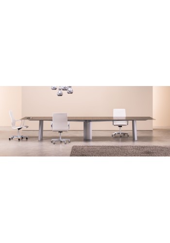 Kai 17 and Rectangular Conference Table with Metal Legs