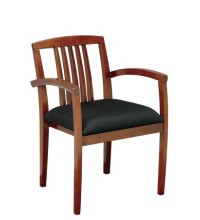 Kenwood Light Cherry Wood Slat Back Guest Chair (MKEN-99-LCH)