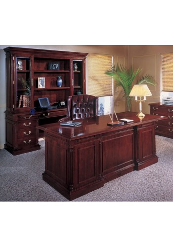 Keswick 72 and  Executive Desk with Credenza and Hutch