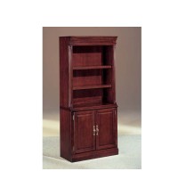 Keswick Two-Door Cabinet with Bookcase