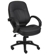 Leather Executive Chair - Black (MB726)