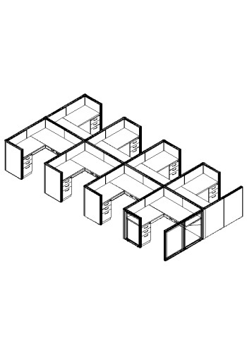 Matrix Value 5 and x 5 and, 42 and H Typical: Solution B - Cluster of Eight