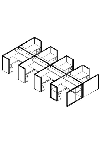 Matrix Value 5 and x 5 and, 50 and H Typical: Solution B - Cluster of Eight