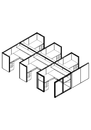 Matrix Value 5 and x 5 and, 50 and H Typical: Solution B - Cluster of Six