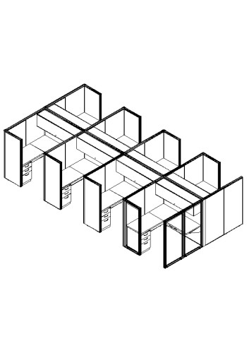 Matrix Value 5 and x 5 and, 66 and H Typical: Solution B - Cluster of Eight