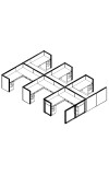 Matrix Value 6 and x 6 and, 42 and H Typical: Solution C - Cluster of Six